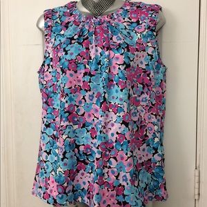 Nine West Silky Sleeveless Top Sz M